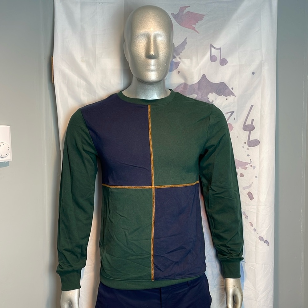Original Use Lightweight Pullover Sweatshirt Top Size XS Green Pine